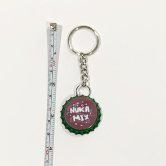 Fallout 4 Nuka Mix Cap Keychain - 3.5inch Gaming Keychain - Picture 7 of 7